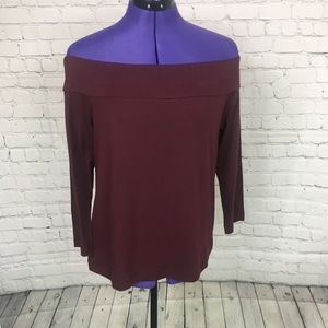 Ann Taylor Off the Shoulder Shirt